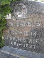 Barnes, J. W. and Edna